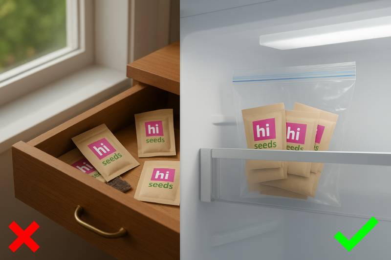 Jak skladovat semena